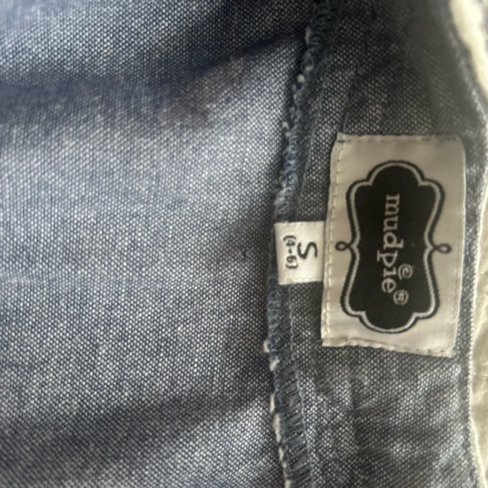 Mud Pie Blue and White Embellished Tunic Dress - Picture 4 of 4